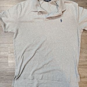 Ralph Lauren Gray Polo Medium 100% cotton